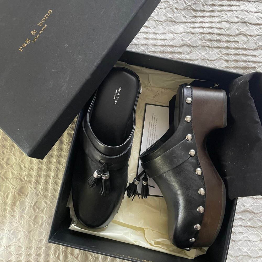 Rag & Bone Johannes Clog - Leather